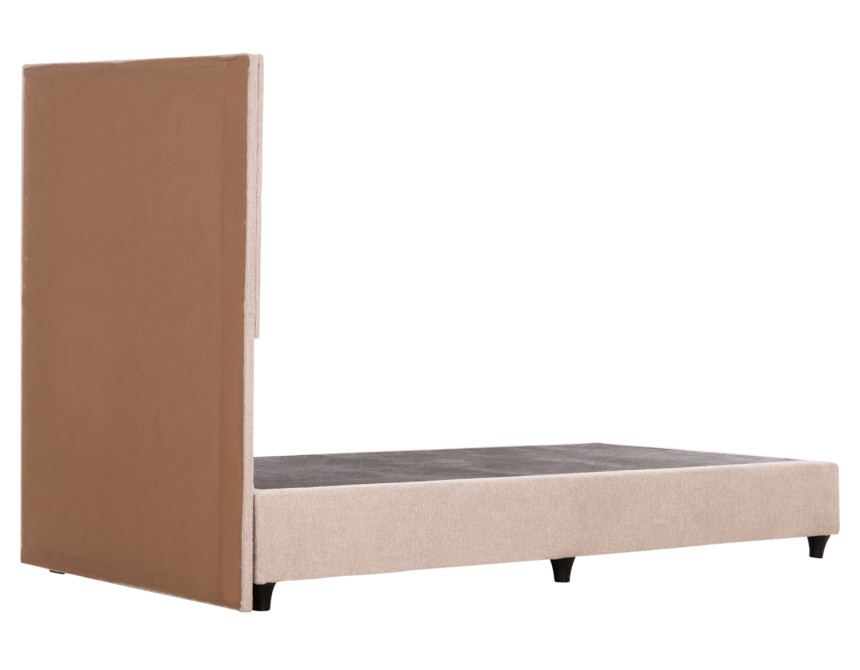 ΚΡΕΒΑΤΙ ΜΟΝΟ MILO HM652.32 ΜΠΕΖ TEDDY ΥΦΑΣΜΑ ΓΙΑ ΣΤΡΩΜΑ 90x200εκ