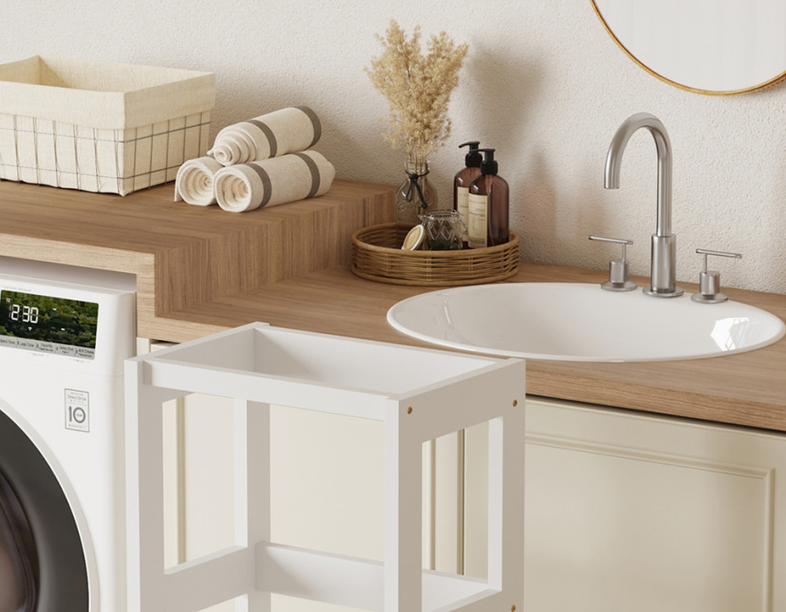 ΠΥΡΓΟΣ ΕΚΜΑΘΗΣΗΣ τ.MONTESSORI PEPE HM9291.03 ΞΥΛΟ ΠΕΥΚΟΥ ΛΕΥΚΟ 45.7x51x90Υεκ