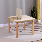 ΤΡΑΠΕΖΑΚΙ ΠΑΙΔΙΚΟ ΜΕ ΑΠΟΘ.ΧΩΡΟΥΣ RICKI HM18339.01 MDF & ΣΥΜΗΔΑ ΣΕ ΦΥΣΙΚΟ 65x65x47Υεκ