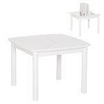 ΤΡΑΠΕΖΑΚΙ ΠΑΙΔΙΚΟ ΜΕ ΑΠΟΘ.ΧΩΡΟΥΣ RICKI HM18339.03 MDF & ΣΥΜΗΔΑ ΣΕ ΛΕΥΚΟ 65x65x47Υεκ