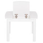 ΤΡΑΠΕΖΑΚΙ ΠΑΙΔΙΚΟ ΜΕ ΑΠΟΘ.ΧΩΡΟΥΣ RICKI HM18339.03 MDF & ΣΥΜΗΔΑ ΣΕ ΛΕΥΚΟ 65x65x47Υεκ