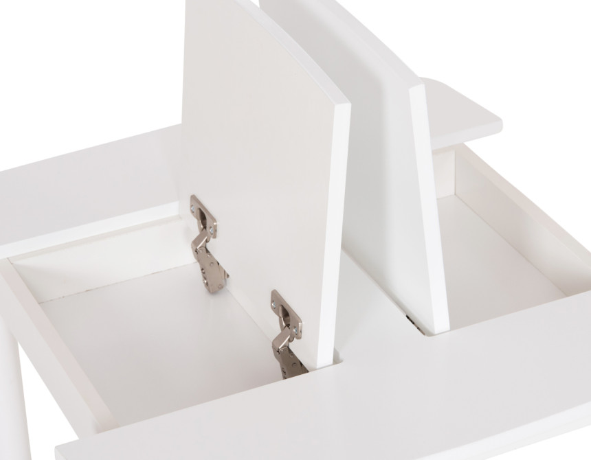 ΤΡΑΠΕΖΑΚΙ ΠΑΙΔΙΚΟ ΜΕ ΑΠΟΘ.ΧΩΡΟΥΣ RICKI HM18339.03 MDF & ΣΥΜΗΔΑ ΣΕ ΛΕΥΚΟ 65x65x47Υεκ