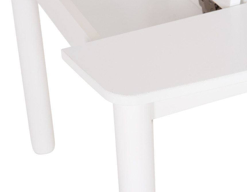 ΤΡΑΠΕΖΑΚΙ ΠΑΙΔΙΚΟ ΜΕ ΑΠΟΘ.ΧΩΡΟΥΣ RICKI HM18339.03 MDF & ΣΥΜΗΔΑ ΣΕ ΛΕΥΚΟ 65x65x47Υεκ