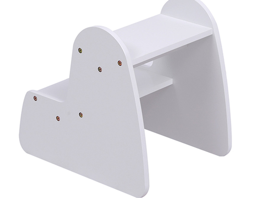 ΠΑΙΔΙΚΗ ΣΚΑΛΑ/ΣΚΑΜΠΟ RICKI HM18340.03 MDF & ΚΟΝΤΡΑΠΛΑΚΕ ΛΕΥΚΟ 33x43.5x40.5Υεκ