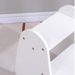 ΠΑΙΔΙΚΗ ΣΚΑΛΑ/ΣΚΑΜΠΟ RICKI HM18340.03 MDF & ΚΟΝΤΡΑΠΛΑΚΕ ΛΕΥΚΟ 33x43.5x40.5Υεκ