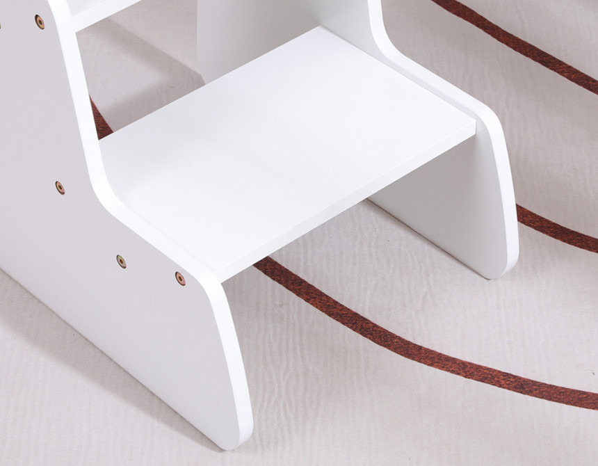 ΠΑΙΔΙΚΗ ΣΚΑΛΑ/ΣΚΑΜΠΟ RICKI HM18340.03 MDF & ΚΟΝΤΡΑΠΛΑΚΕ ΛΕΥΚΟ 33x43.5x40.5Υεκ