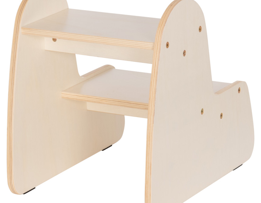 ΠΑΙΔΙΚΗ ΣΚΑΛΑ/ΣΚΑΜΠΟ RICKI HM18340.01 MDF & ΚΟΝΤΡΑΠΛΑΚΕ ΦΥΣΙΚΟ 33x43.5x40.5Υεκ