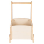 ΠΑΙΔΙΚΟ ΤΡΟΛΕΥ/ΚΑΡΟΤΣΑΚΙ RICKI HM18341.01 MDF & ΚΟΝΤΡΑΠΛΑΚΕ ΦΥΣΙΚΟ 33x45x50Υεκ