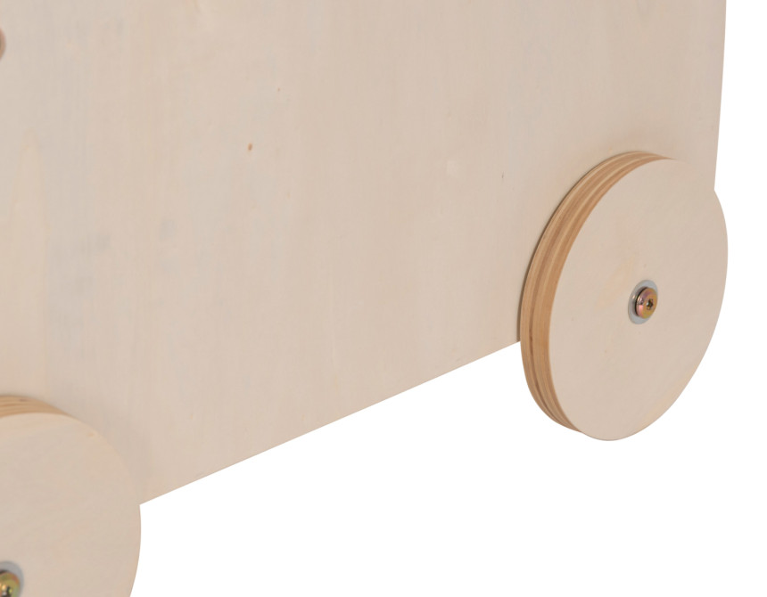 ΠΑΙΔΙΚΟ ΤΡΟΛΕΥ/ΚΑΡΟΤΣΑΚΙ RICKI HM18341.01 MDF & ΚΟΝΤΡΑΠΛΑΚΕ ΦΥΣΙΚΟ 33x45x50Υεκ