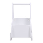 ΠΑΙΔΙΚΟ ΤΡΟΛΕΥ/ΚΑΡΟΤΣΑΚΙ RICKI HM18341.03 MDF & ΚΟΝΤΡΑΠΛΑΚΕ ΛΕΥΚΟ 33x45x50Υεκ