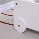 ΠΑΙΔΙΚΟ ΤΡΟΛΕΥ/ΚΑΡΟΤΣΑΚΙ RICKI HM18341.03 MDF & ΚΟΝΤΡΑΠΛΑΚΕ ΛΕΥΚΟ 33x45x50Υεκ