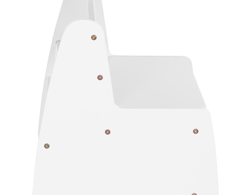 ΠΑΓΚΑΚΙ ΠΑΙΔΙΚΟ ΜΕ ΑΠΟΘ.ΧΩΡΟ RICKI HM18342.03 MDF & ΚΟΝΤΡΑΠΛΑΚΕ ΛΕΥΚΟ 63x43x47Υεκ