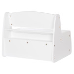 ΠΑΓΚΑΚΙ ΠΑΙΔΙΚΟ ΜΕ ΑΠΟΘ.ΧΩΡΟ RICKI HM18342.03 MDF & ΚΟΝΤΡΑΠΛΑΚΕ ΛΕΥΚΟ 63x43x47Υεκ