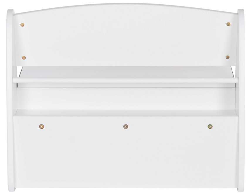 ΠΑΓΚΑΚΙ ΠΑΙΔΙΚΟ ΜΕ ΑΠΟΘ.ΧΩΡΟ RICKI HM18342.03 MDF & ΚΟΝΤΡΑΠΛΑΚΕ ΛΕΥΚΟ 63x43x47Υεκ
