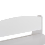 ΠΑΓΚΑΚΙ ΠΑΙΔΙΚΟ ΜΕ ΑΠΟΘ.ΧΩΡΟ RICKI HM18342.03 MDF & ΚΟΝΤΡΑΠΛΑΚΕ ΛΕΥΚΟ 63x43x47Υεκ