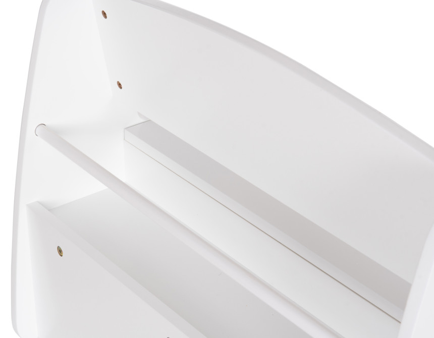 ΠΑΓΚΑΚΙ ΠΑΙΔΙΚΟ ΜΕ ΑΠΟΘ.ΧΩΡΟ RICKI HM18342.03 MDF & ΚΟΝΤΡΑΠΛΑΚΕ ΛΕΥΚΟ 63x43x47Υεκ