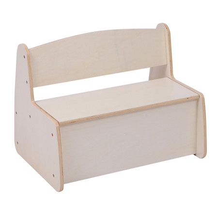 ΠΑΓΚΑΚΙ ΠΑΙΔΙΚΟ ΜΕ ΑΠΟΘ.ΧΩΡΟ RICKI HM18342.01 MDF & ΚΟΝΤΡΑΠΛΑΚΕ ΦΥΣΙΚΟ 63x43x47Υεκ