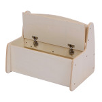 ΠΑΓΚΑΚΙ ΠΑΙΔΙΚΟ ΜΕ ΑΠΟΘ.ΧΩΡΟ RICKI HM18342.01 MDF & ΚΟΝΤΡΑΠΛΑΚΕ ΦΥΣΙΚΟ 63x43x47Υεκ