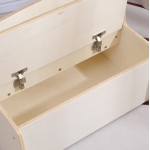 ΠΑΓΚΑΚΙ ΠΑΙΔΙΚΟ ΜΕ ΑΠΟΘ.ΧΩΡΟ RICKI HM18342.01 MDF & ΚΟΝΤΡΑΠΛΑΚΕ ΦΥΣΙΚΟ 63x43x47Υεκ