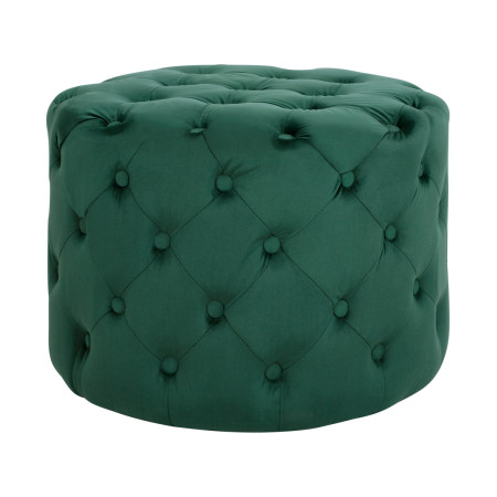 ΣΚΑΜΠΟ KASSIE ΚΥΠΑΡΙΣΣΙ ΒΕΛΟΥΔΟ ΤΥΠΟΥ CHESTERFIELD HM8406.03 Φ60x43Υ εκ.