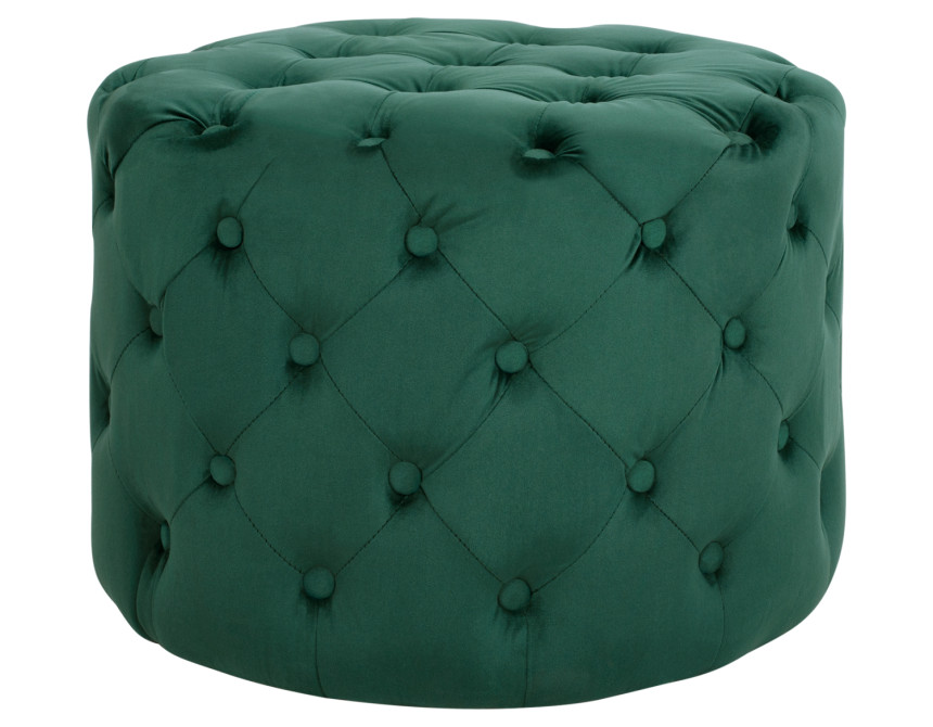 ΣΚΑΜΠΟ KASSIE ΚΥΠΑΡΙΣΣΙ ΒΕΛΟΥΔΟ ΤΥΠΟΥ CHESTERFIELD HM8406.03 Φ60x43Υ εκ.