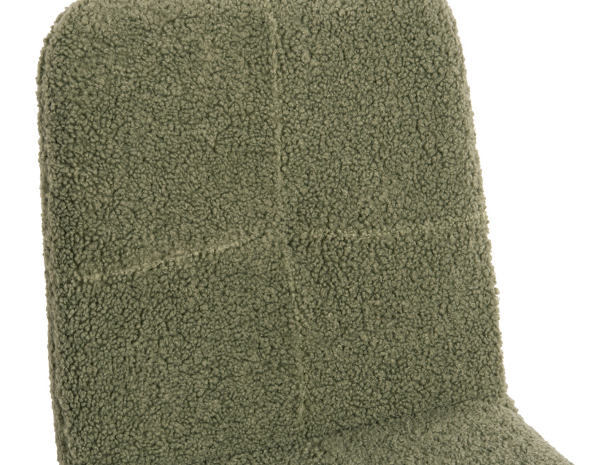 ΚΑΡΕΚΛΑ SHELLY HM8590.03 ΦΥΣΤΙΚΙ TEDDY ΥΦΑΣΜΑ-ΜΕΤΑΛΛΙΚΑ ΜΑΥΡΑ ΠΟΔΙΑ 48x64x87Yεκ.