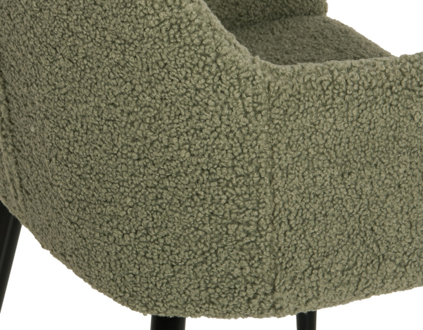 ΠΟΛΥΘΡΟΝΑ SHELLY HM8591.03 ΥΦΑΣΜΑ TEDDY ΦΥΣΤΙΚΙ-ΜΑΥΡΑ ΜΕΤΑΛΛΙΚΑ ΠΟΔΙΑ 57x55x87Yεκ.
