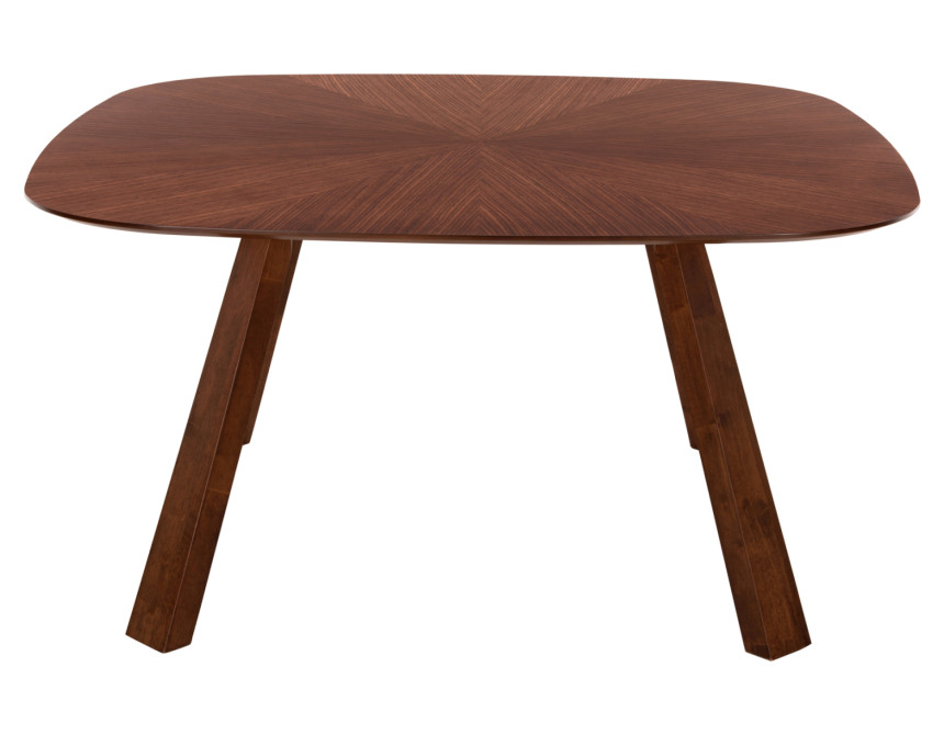 ΤΡΑΠΕΖΙ ΤΡΑΠΕΖΑΡΙΑΣ RINER HM9733 MDF ΜΕ ΚΑΠΛΑΜΑ ΚΑΡΥΔΙΑΣ 150x150x75Υ εκ.