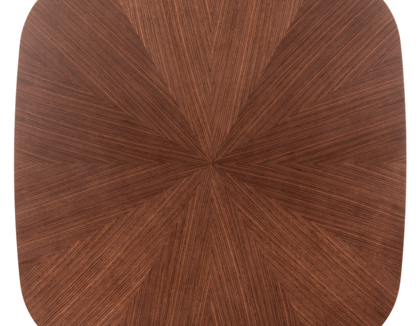 ΤΡΑΠΕΖΙ ΤΡΑΠΕΖΑΡΙΑΣ RINER HM9733 MDF ΜΕ ΚΑΠΛΑΜΑ ΚΑΡΥΔΙΑΣ 150x150x75Υ εκ.