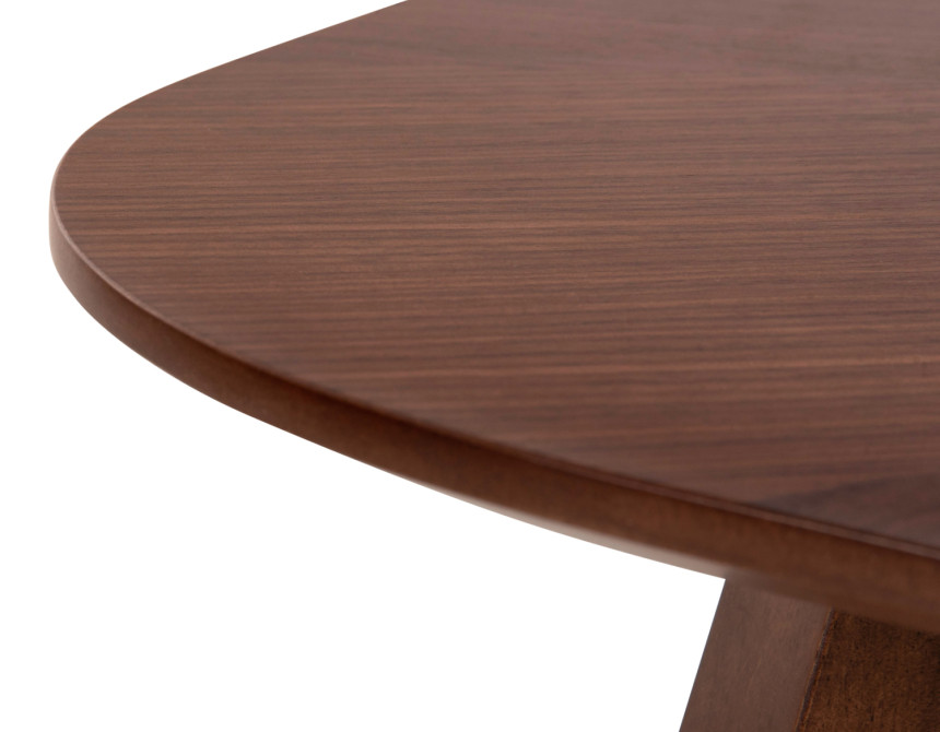 ΤΡΑΠΕΖΙ ΤΡΑΠΕΖΑΡΙΑΣ RINER HM9733 MDF ΜΕ ΚΑΠΛΑΜΑ ΚΑΡΥΔΙΑΣ 150x150x75Υ εκ.