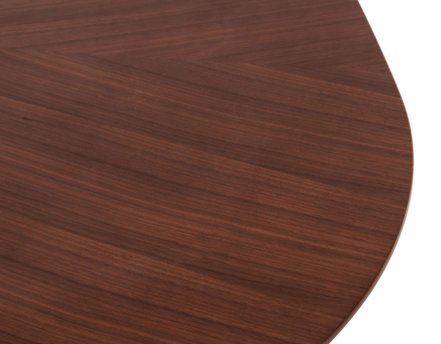 ΤΡΑΠΕΖΙ ΤΡΑΠΕΖΑΡΙΑΣ RINER HM9733 MDF ΜΕ ΚΑΠΛΑΜΑ ΚΑΡΥΔΙΑΣ 150x150x75Υ εκ.