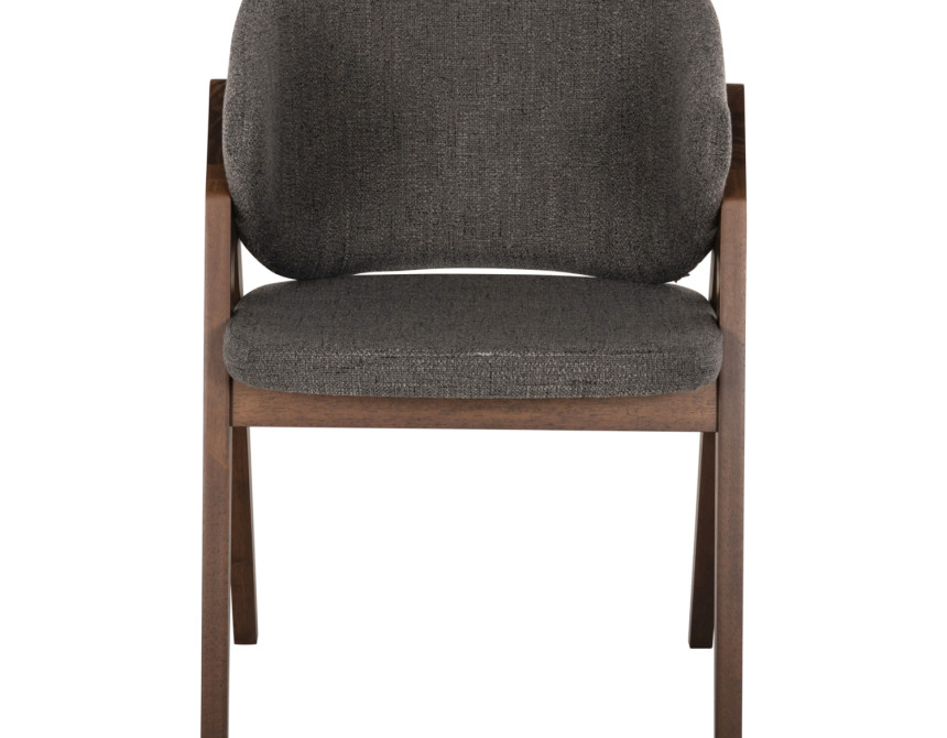 ΚΑΡΕΚΛΑ HANA HM9746.02 RUBBERWOOD ΣΕ ΚΑΡΥΔΙ ΧΡΩΜΑ-ΓΚΡΙ ΥΦΑΣΜΑ 55x60x84Yεκ.
