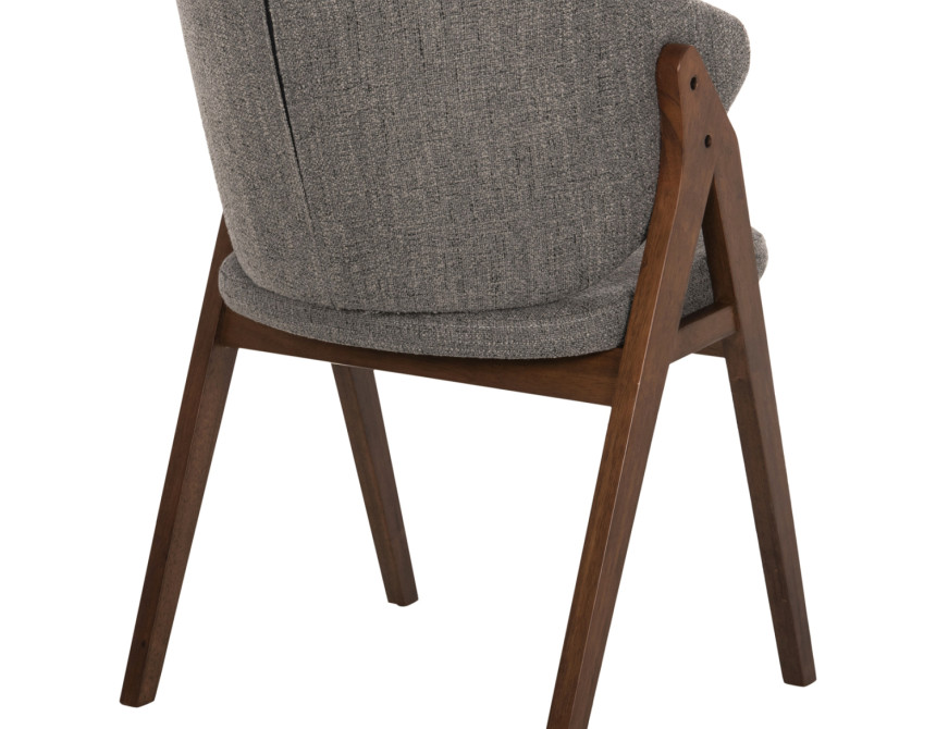 ΚΑΡΕΚΛΑ HANA HM9746.02 RUBBERWOOD ΣΕ ΚΑΡΥΔΙ ΧΡΩΜΑ-ΓΚΡΙ ΥΦΑΣΜΑ 55x60x84Yεκ.