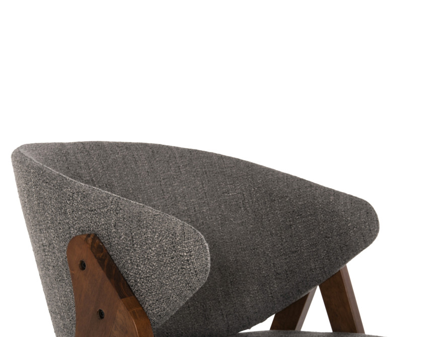 ΚΑΡΕΚΛΑ HANA HM9746.02 RUBBERWOOD ΣΕ ΚΑΡΥΔΙ ΧΡΩΜΑ-ΓΚΡΙ ΥΦΑΣΜΑ 55x60x84Yεκ.