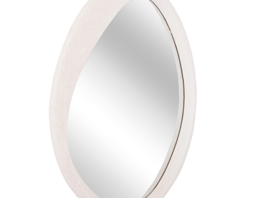 ΚΑΘΡΕΠΤΗΣ ΤΟΙΧΟΥ ΟΒΑΛ ΣΕΙΡΑ SANTORINI HM4513 MDF ΣΕ ΥΠΟΛΕΥΚΟ 90x3,2x60Υεκ