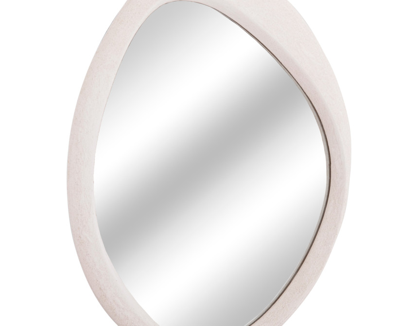 ΚΑΘΡΕΠΤΗΣ ΤΟΙΧΟΥ ΟΒΑΛ ΣΕΙΡΑ SANTORINI HM4513 MDF ΣΕ ΥΠΟΛΕΥΚΟ 90x3,2x60Υεκ