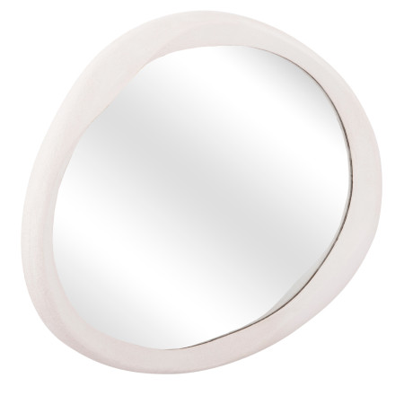 ΚΑΘΡΕΠΤΗΣ ΤΟΙΧΟΥ ΟΒΑΛ ΣΕΙΡΑ SANTORINI HM4514 MDF ΣΕ ΥΠΟΛΕΥΚΟ 48x3,2x60Υεκ