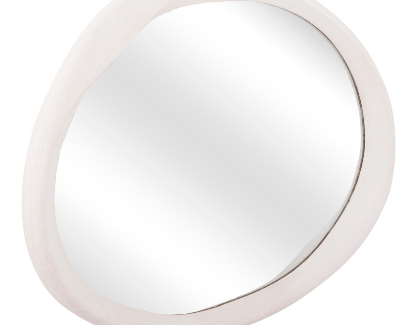 ΚΑΘΡΕΠΤΗΣ ΤΟΙΧΟΥ ΟΒΑΛ ΣΕΙΡΑ SANTORINI HM4514 MDF ΣΕ ΥΠΟΛΕΥΚΟ 48x3,2x60Υεκ