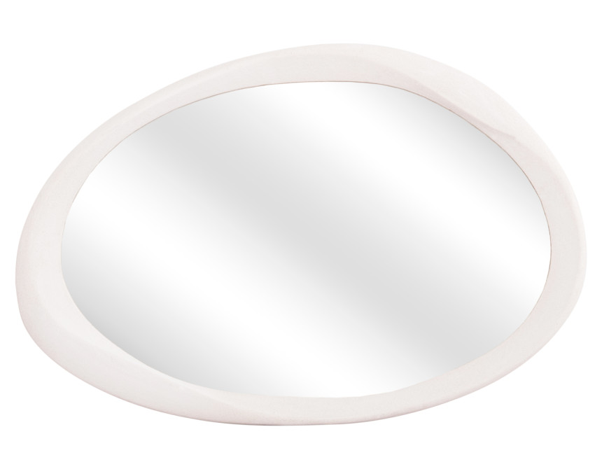 ΚΑΘΡΕΠΤΗΣ ΤΟΙΧΟΥ ΟΒΑΛ ΣΕΙΡΑ SANTORINI HM4514 MDF ΣΕ ΥΠΟΛΕΥΚΟ 48x3,2x60Υεκ