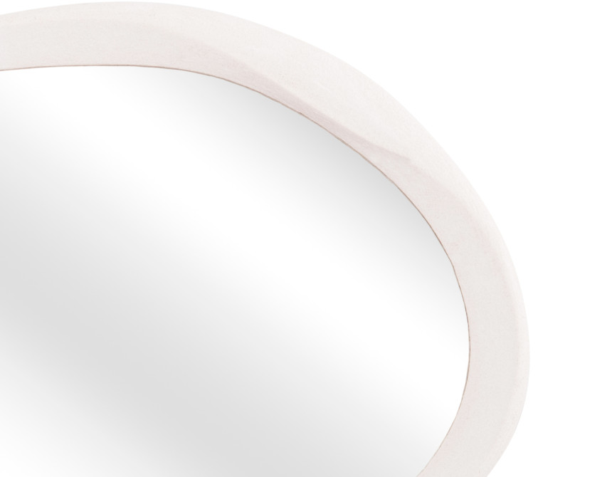 ΚΑΘΡΕΠΤΗΣ ΤΟΙΧΟΥ ΟΒΑΛ ΣΕΙΡΑ SANTORINI HM4514 MDF ΣΕ ΥΠΟΛΕΥΚΟ 48x3,2x60Υεκ