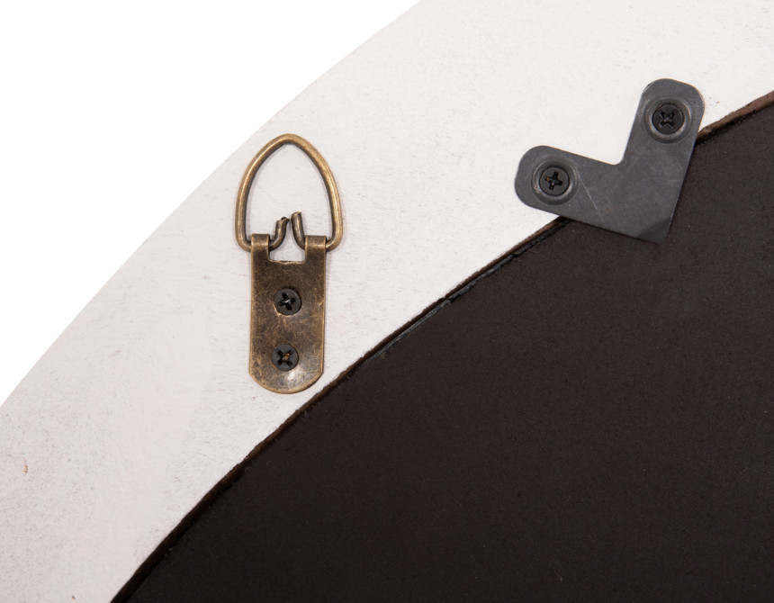 ΚΑΘΡΕΠΤΗΣ ΤΟΙΧΟΥ ΟΒΑΛ ΣΕΙΡΑ SANTORINI HM4514 MDF ΣΕ ΥΠΟΛΕΥΚΟ 48x3,2x60Υεκ