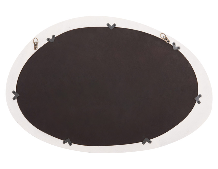 ΚΑΘΡΕΠΤΗΣ ΤΟΙΧΟΥ ΟΒΑΛ ΣΕΙΡΑ SANTORINI HM4514 MDF ΣΕ ΥΠΟΛΕΥΚΟ 48x3,2x60Υεκ
