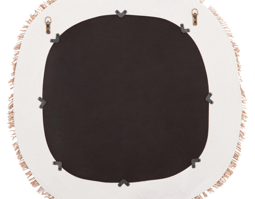 ΚΑΘΡΕΠΤΗΣ ΤΟΙΧΟΥ ΣΕΙΡΑ SANTORINI HM4527 MDF ΥΠΟΛΕΥΚΟ-ΔΙΑΚΟΣΜΗΣΗ ΣΕ ΜΠΕΖ 78x1,8x78Υεκ.