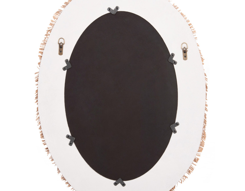 ΚΑΘΡΕΠΤΗΣ ΤΟΙΧΟΥ ΣΕΙΡΑ SANTORINI HM4528 MDF ΥΠΟΛΕΥΚΟ-ΔΙΑΚΟΣΜΗΣΗ ΣΕ ΜΠΕΖ 60x2x80Υεκ.