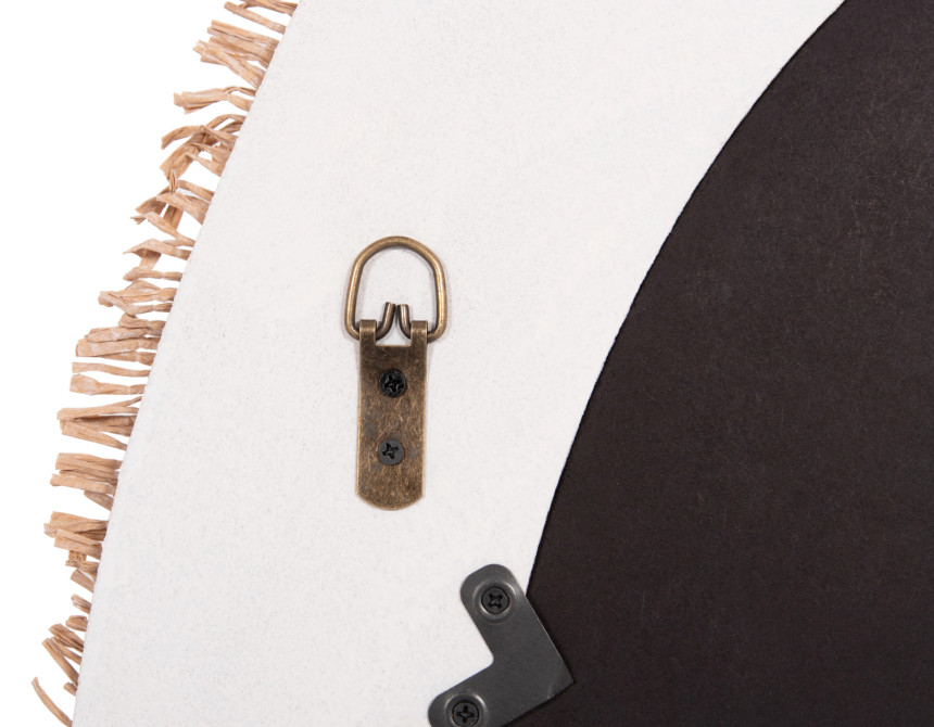 ΚΑΘΡΕΠΤΗΣ ΤΟΙΧΟΥ ΣΕΙΡΑ SANTORINI HM4528 MDF ΥΠΟΛΕΥΚΟ-ΔΙΑΚΟΣΜΗΣΗ ΣΕ ΜΠΕΖ 60x2x80Υεκ.