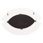 ΚΑΘΡΕΠΤΗΣ ΤΟΙΧΟΥ ΣΕΙΡΑ SANTORINI HM4529 MDF ΥΠΟΛΕΥΚΟ-ΔΙΑΚΟΣΜΗΣΗ ΣΕ ΜΠΕΖ 81x1,8x54Υεκ.