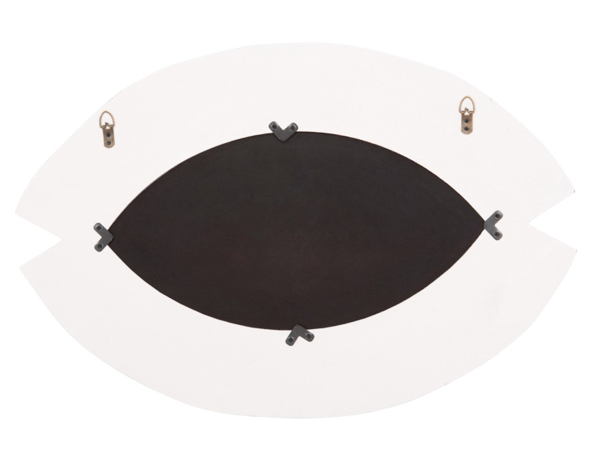 ΚΑΘΡΕΠΤΗΣ ΤΟΙΧΟΥ ΣΕΙΡΑ SANTORINI HM4529 MDF ΥΠΟΛΕΥΚΟ-ΔΙΑΚΟΣΜΗΣΗ ΣΕ ΜΠΕΖ 81x1,8x54Υεκ.