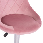 ΣΚΑΜΠΟ ΜΠΑΡ ROSE HM204.42 ΜΕ ΑΜΟΡΤΙΣΕΡ ΧΡΩΜΙΟΥ & ΣΑΠΙΟ ΜΗΛΟ ΒΕΛΟΥΔΟ 48x45x105Υεκ.