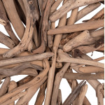 ΔΙΑΚΟΣΜΗΤΙΚΗ ΑΠΛΙΚΑ ΤΟΙΧΟΥ DREAMER HM4422 DRIFTWOOD ΜΕ ΤΑΙΝΙΑ LED Φ90x7(πάχος)εκ.