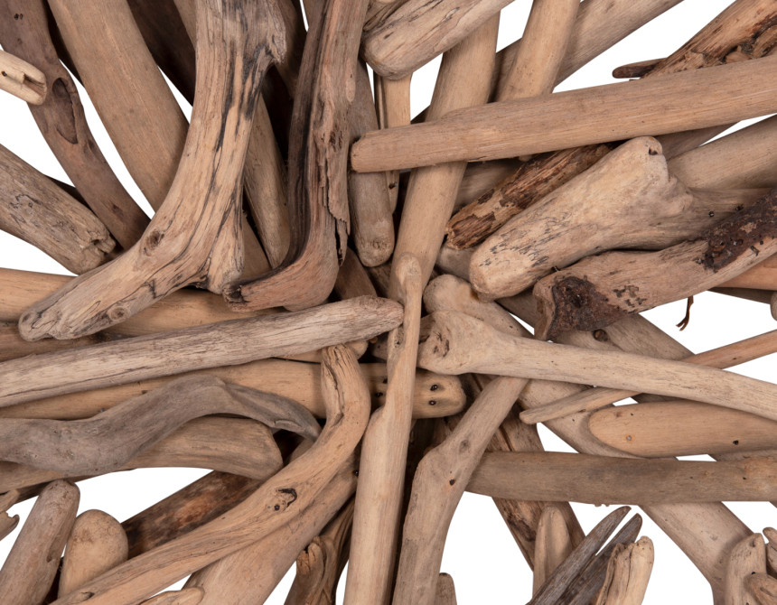 ΔΙΑΚΟΣΜΗΤΙΚΗ ΑΠΛΙΚΑ ΤΟΙΧΟΥ DREAMER HM4422 DRIFTWOOD ΜΕ ΤΑΙΝΙΑ LED Φ90x7(πάχος)εκ.